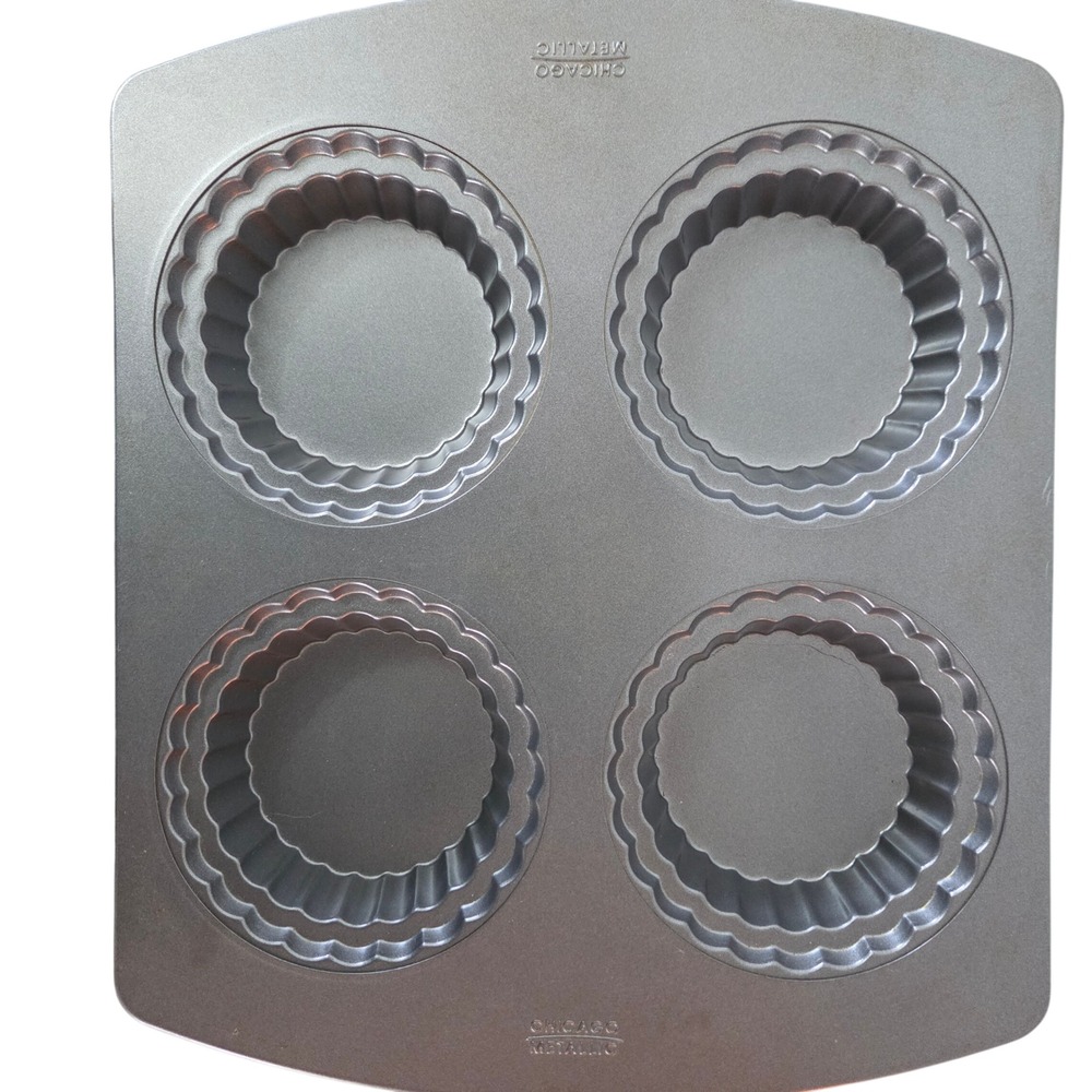 Chicago Metallic Tart Pan 11x14 Non-Stick Pan Baking